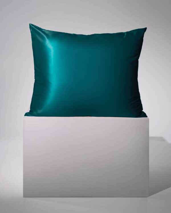 Silk Pillowcase Royal turquoise 50×60 cm