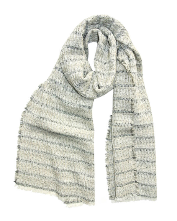 Scarf Harlequin grey