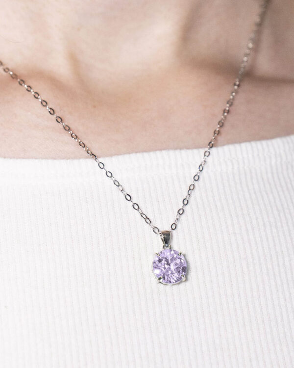 NRTN Solitaire Diamond Lavender kaelakee_