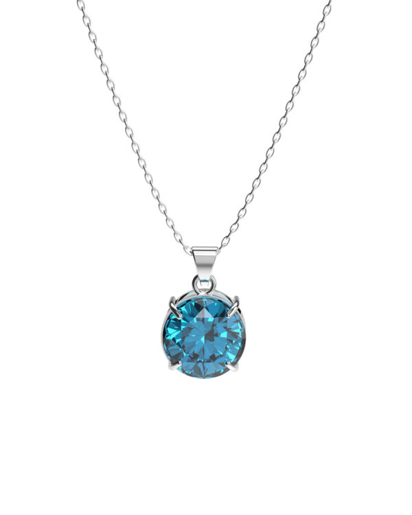 NRTN_Aquamarine Silver Blue kaelakee_