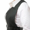 Vest-aksessuaar roheline ruutudega – mustad rihmad - By Kaire Avi_3