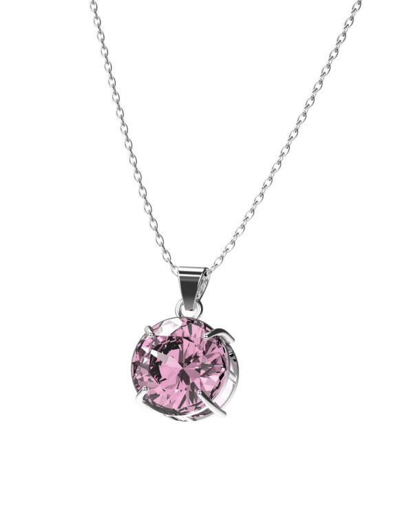 Kaelakee Solitaire Diamond Pink - NRTN_