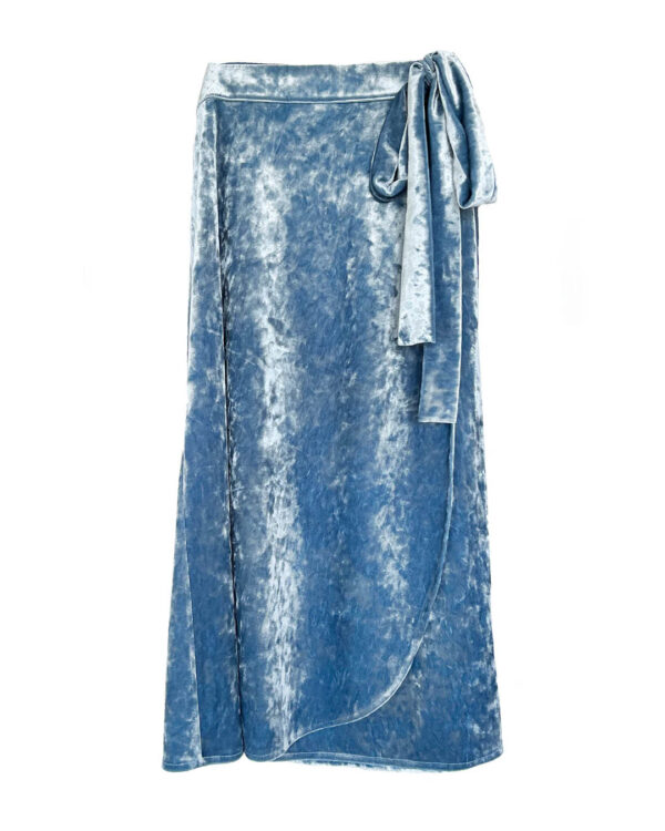 Piret Wrap Skirt Blue