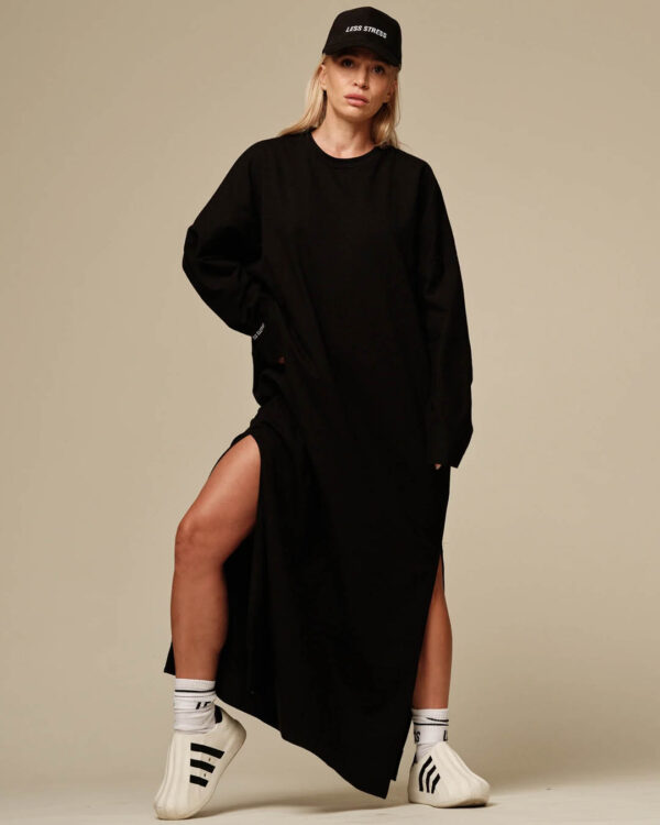 Must pikkade varrukatega kleit ORIGINAL - Less Stress Clothes_3
