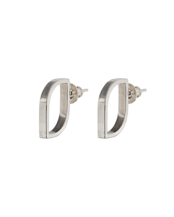 Silver Sculpture earrings