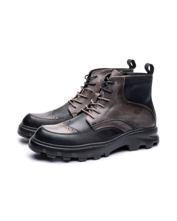 Mens Boots Urmo Black Grey