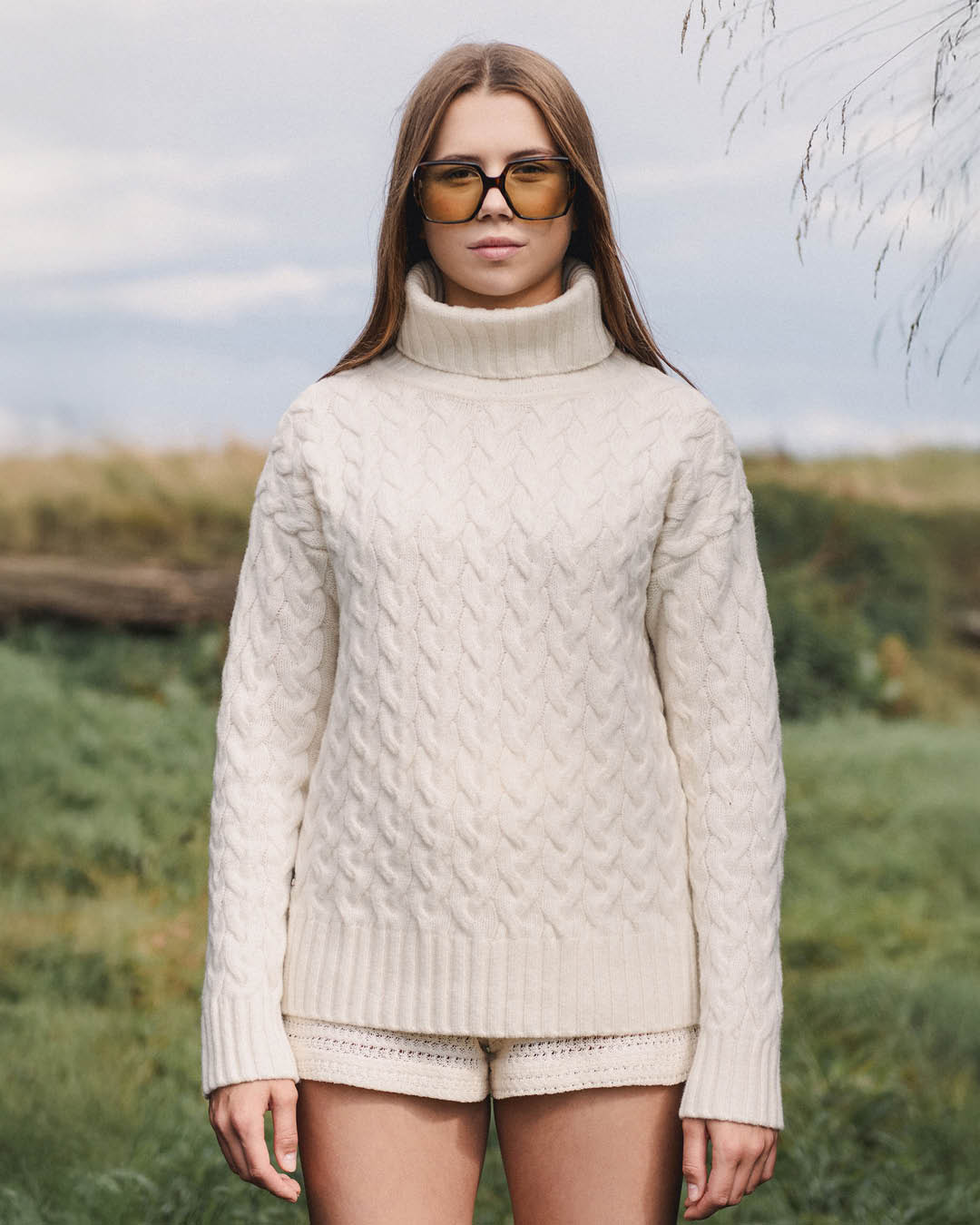 Kampsun Marelle valge - Mithio_