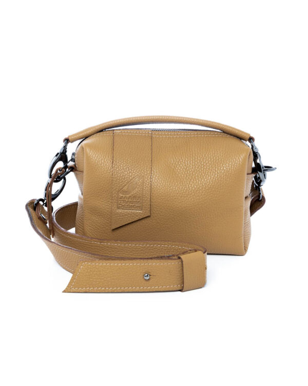 Chrome Leather Bag Leone Golden