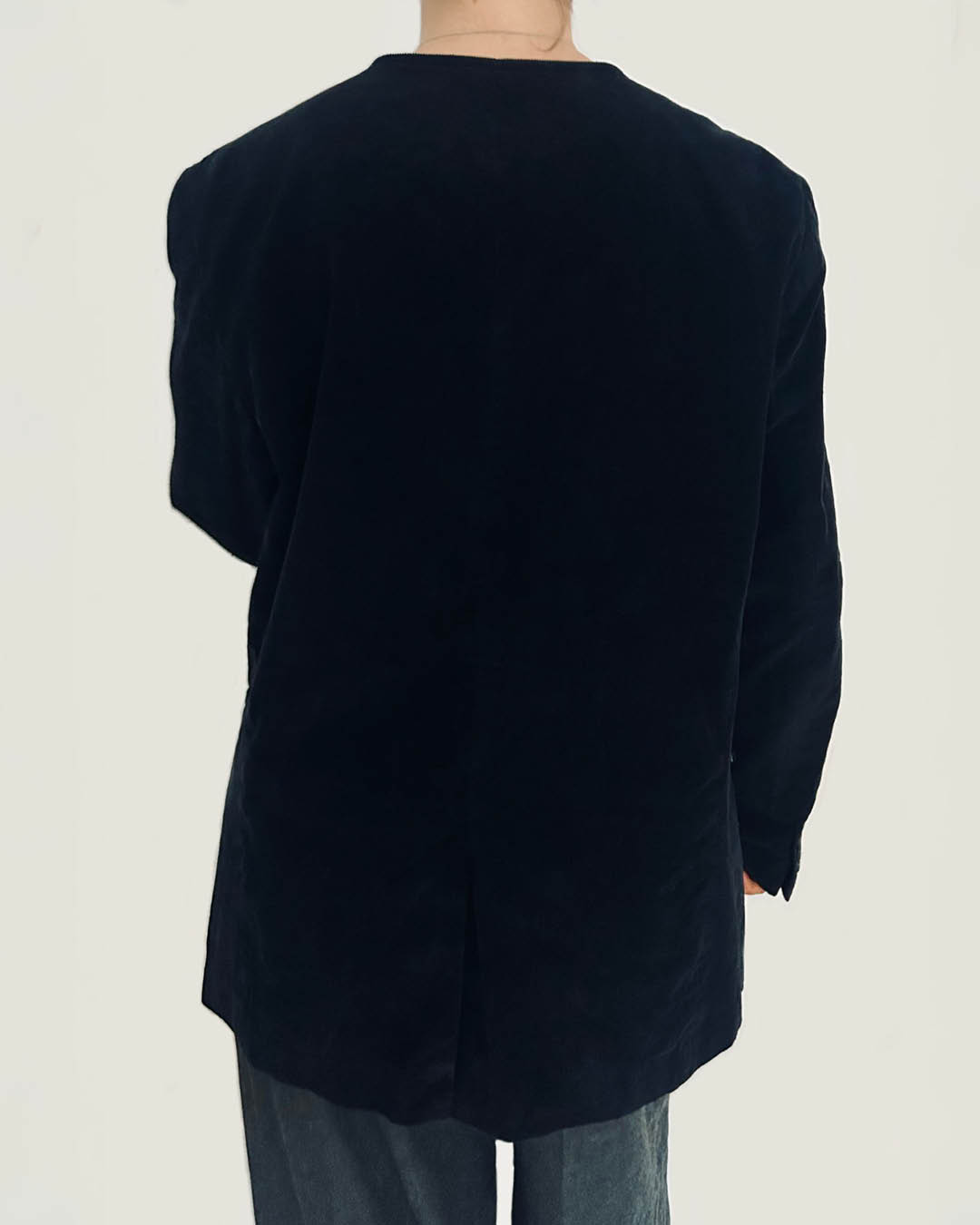 Must velvetpintsak lipsuga - Vie1