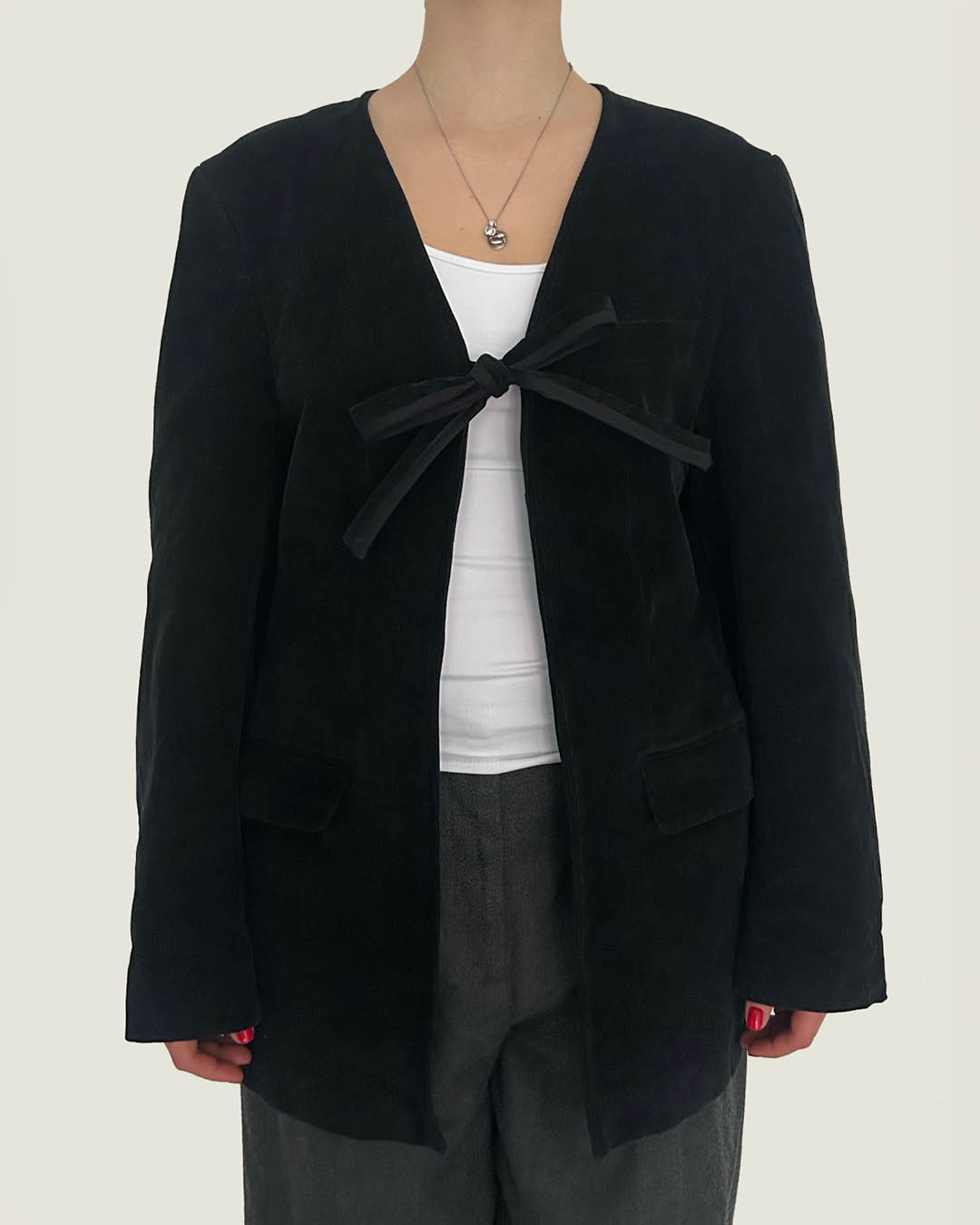 Must velvetpintsak lipsuga - Vie2