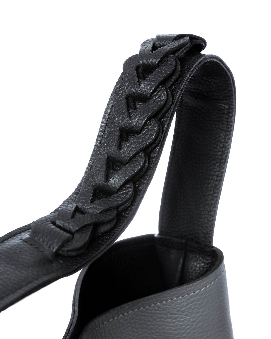 Õlakott Torre hall-must _ Jaana Trauss_2