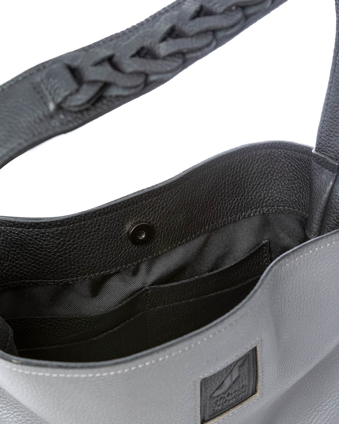 Õlakott Torre hall-must _ Jaana Trauss_3