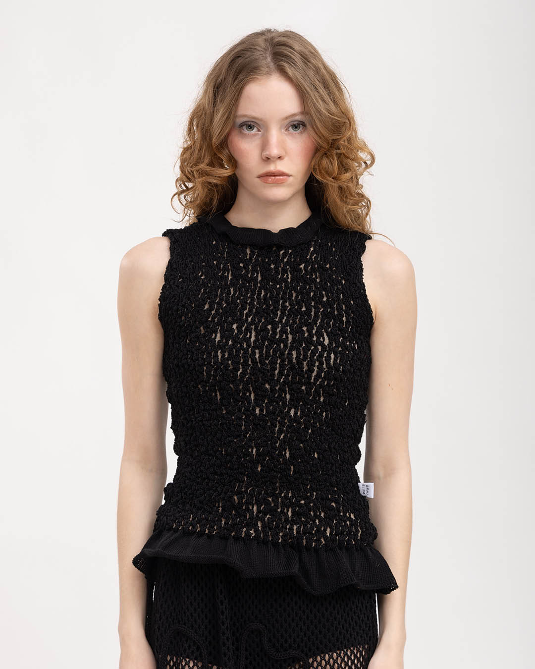 Roots puuvillane topp must Ärni Blum