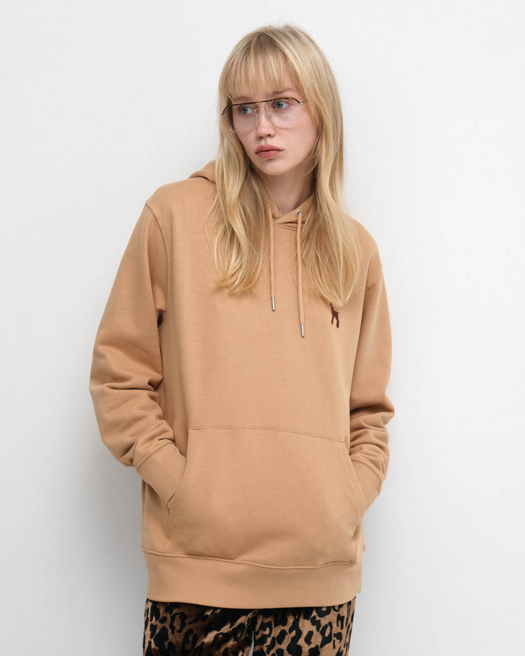 Unisex kapuutsiga dressipluus OIU beez - Hannes Rüütel_3