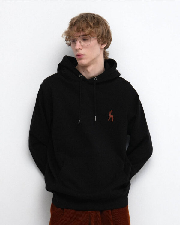 Unisex kapuutsiga dressipluus OIU must