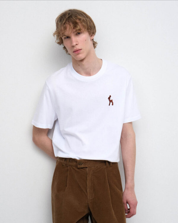 Unisex t-särk OIU valge