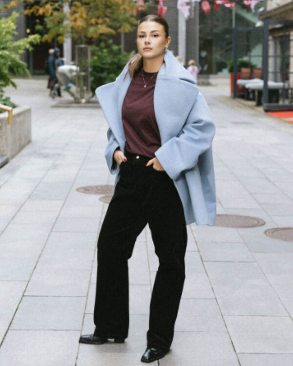 Villane mantel Vammus helesinine