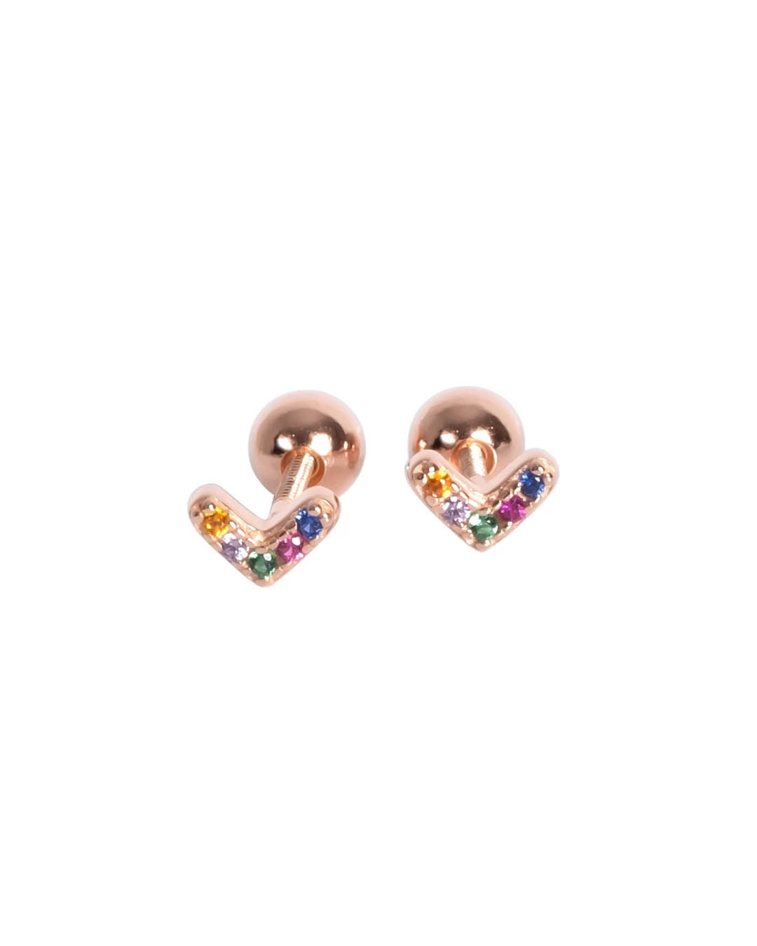 Kõrvarõngad Illumi Heart XS color studs_Myamoon_