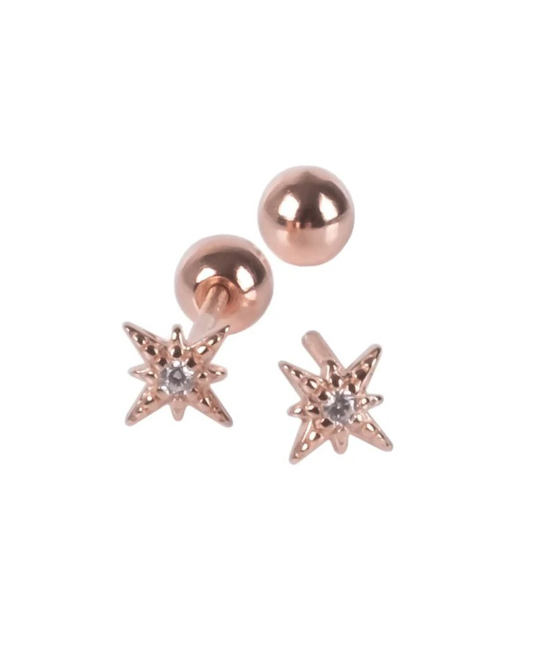 Kõrvarõngad Illumi Star kuldsed Myamoon