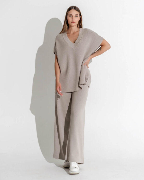 Kootud püksid Palazzo