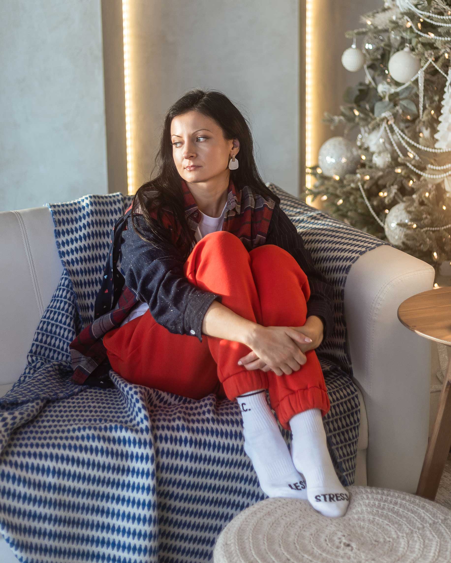 Püksid Red Crush Less Stress Clothes_2