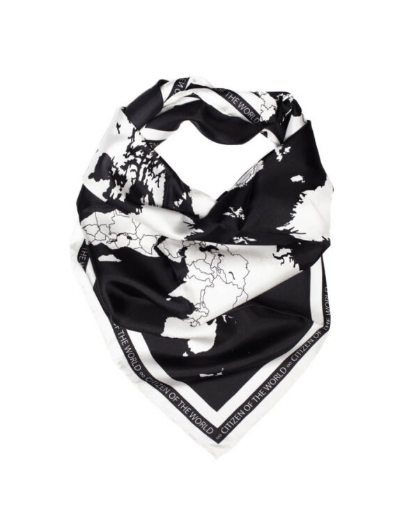 Siidirätik Citizen of the world I 90 x 90 cm