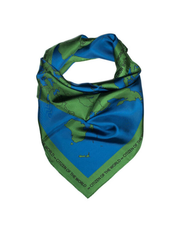 Siidirätik Citizen of the world II 90 x 90 cm