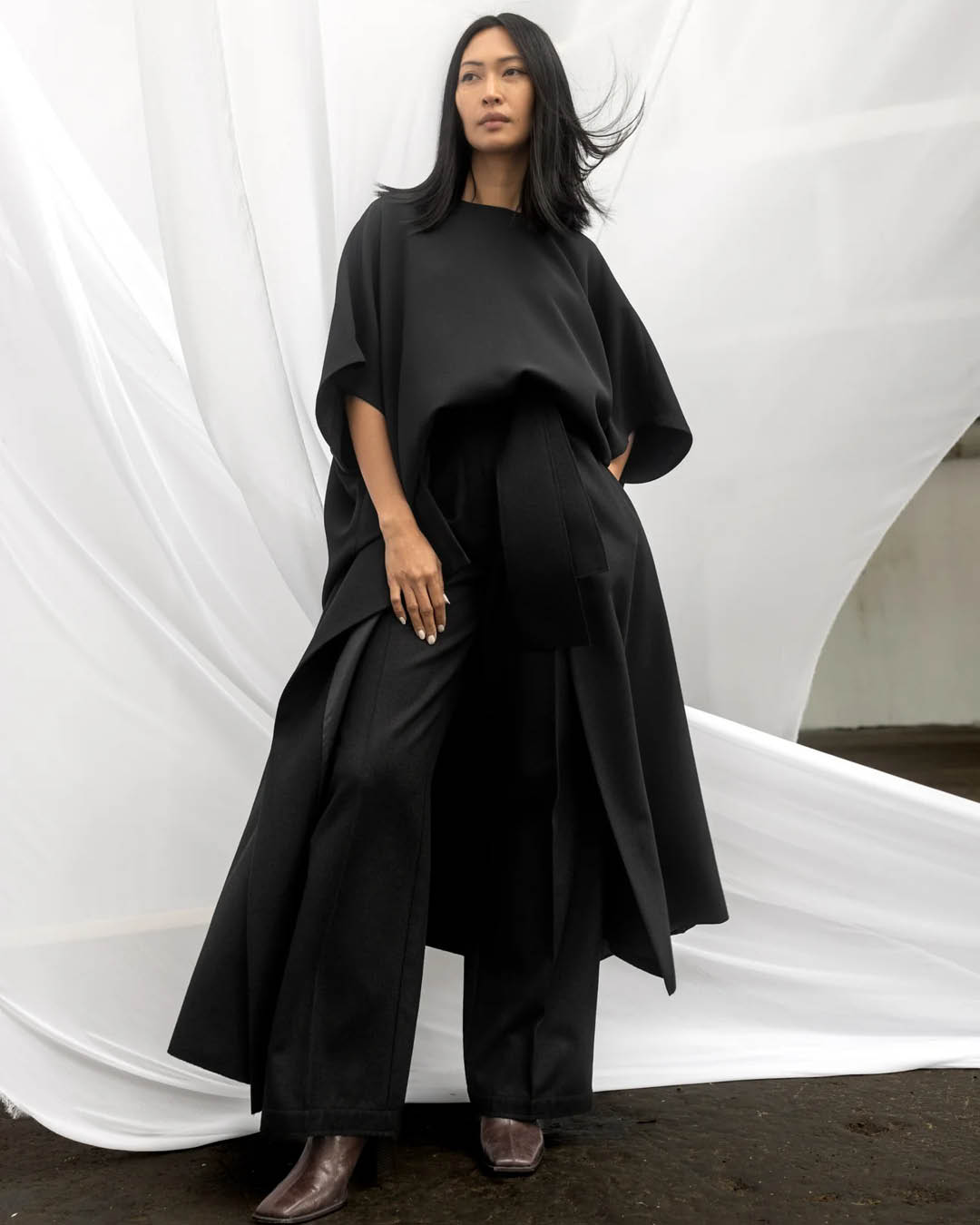 Villased püksid Elise mustad - KÄT_