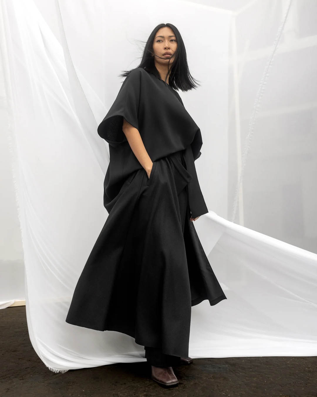 Villased püksid Elise mustad - KÄT_2