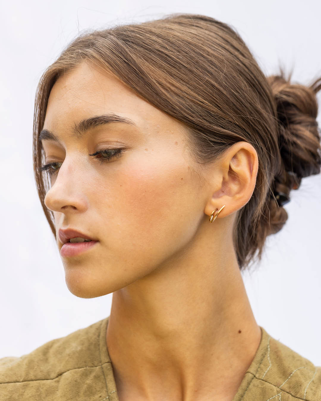 Kõrvarõngad Alas Sunlit kuldne Lentsius_