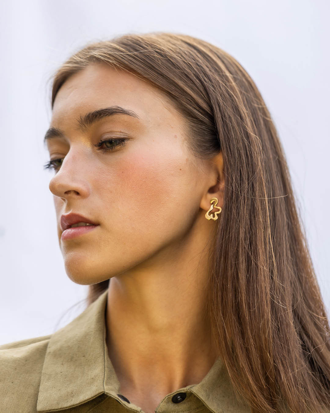 Kõrvarõngad Folia mini Sunlit kuldne Lentsius_