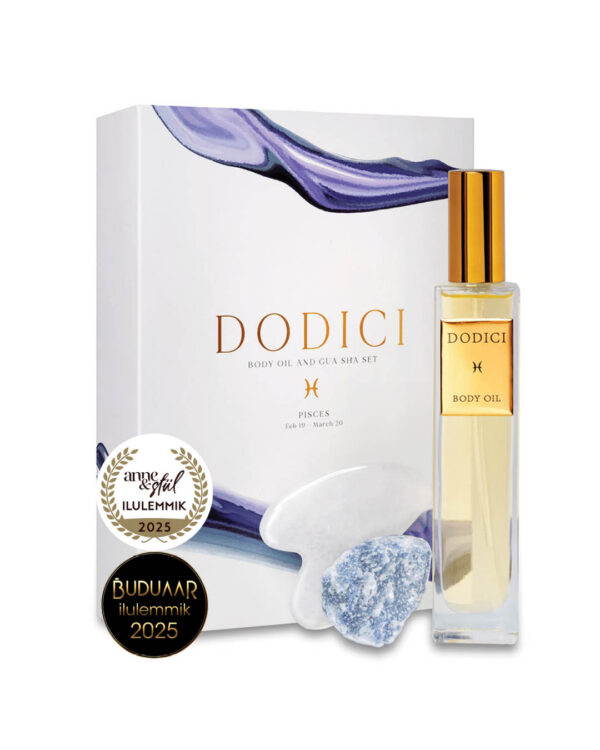 KALAD I Keha- ja näoõli + gua sha + õnnekristalliga ilurituaali komplekt