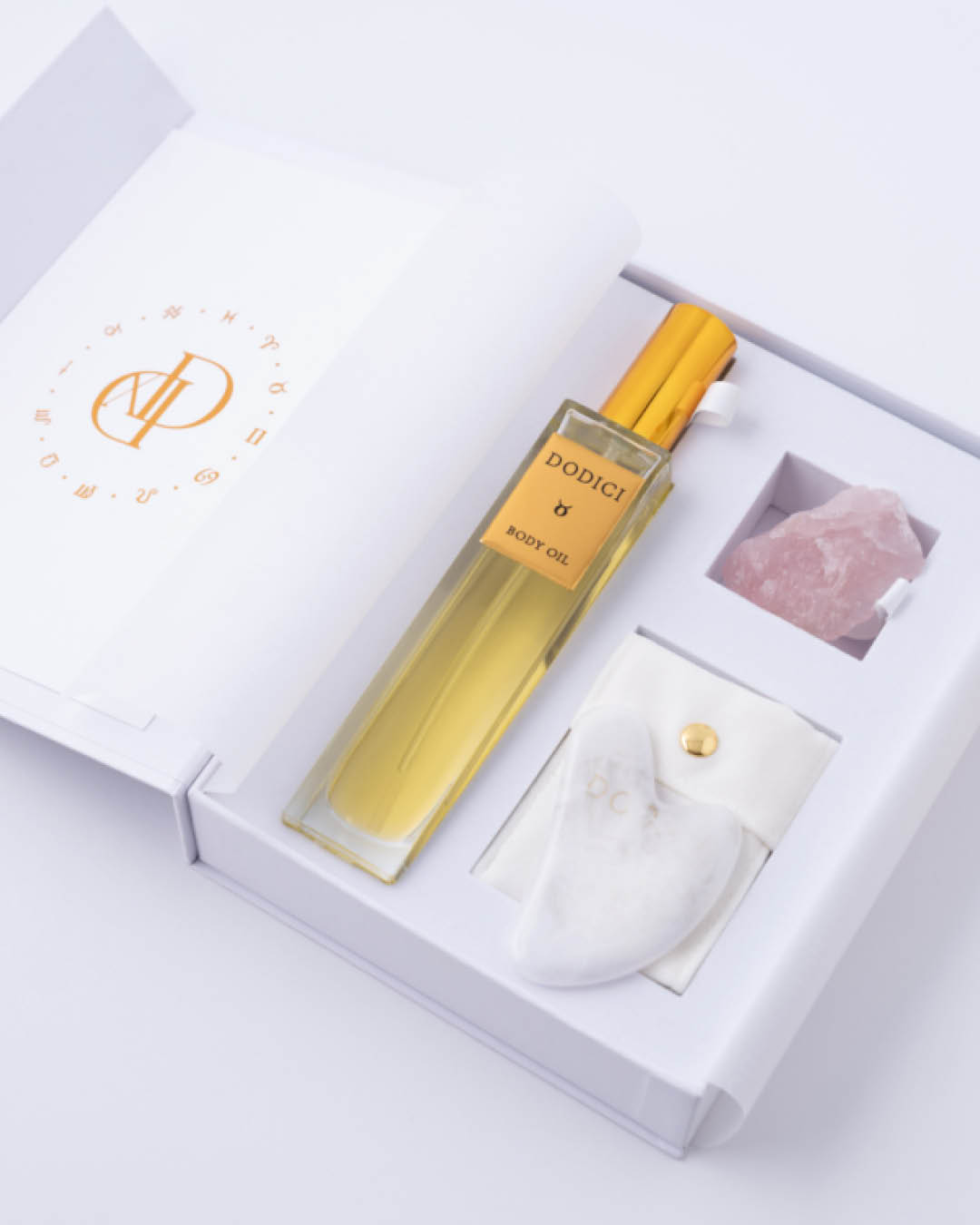 SÕNN I Keha- ja näoõli + gua sha + õnnekristalliga ilurituaali komplekt Dodici 2