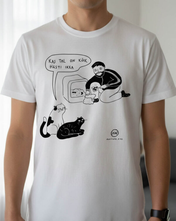 T-särk “Kõik hästi” valge