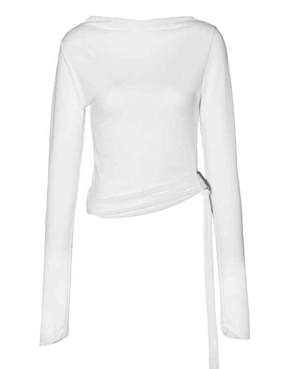 Pika varrukaga pluus Titan valge