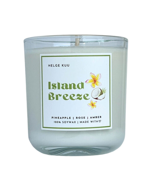 Island Breeze Soy Wax Candle in Glass 220g