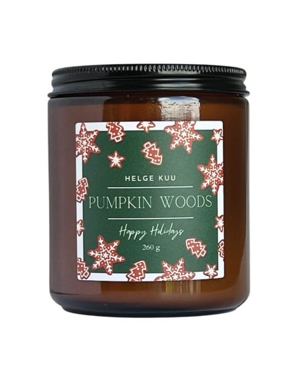 Soy Wax Candle Pumpkin Woods