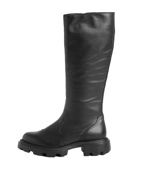 Black high boots