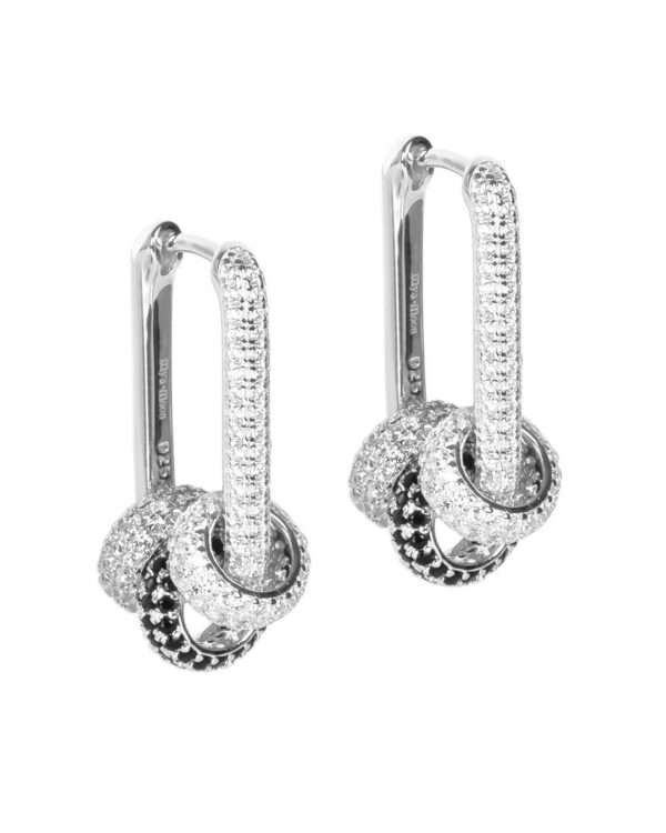Kõrvarõngad Metropolitan Glow Rolling Charm White